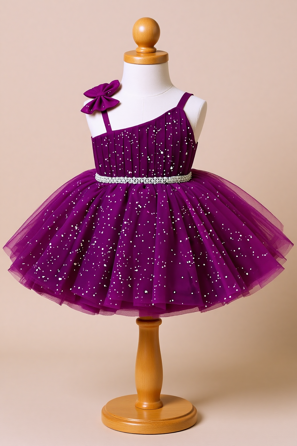 Cutedoll Net Sparkle Toddler Girls Dress