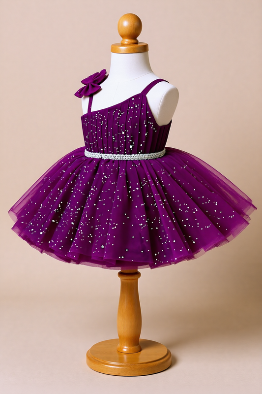 Cutedoll Net Sparkle Toddler Girls Dress