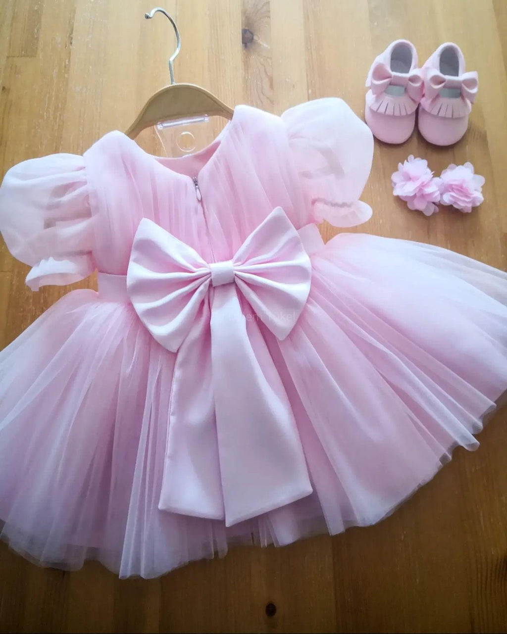 Girls Net Party Frock Dress