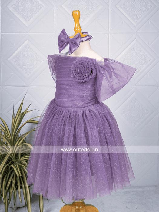 Cutedoll Orchid Sparkle Kids Party Dress