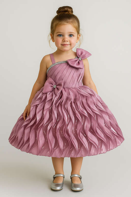 Cutedoll Dusty Color Kids Girls Party Dress
