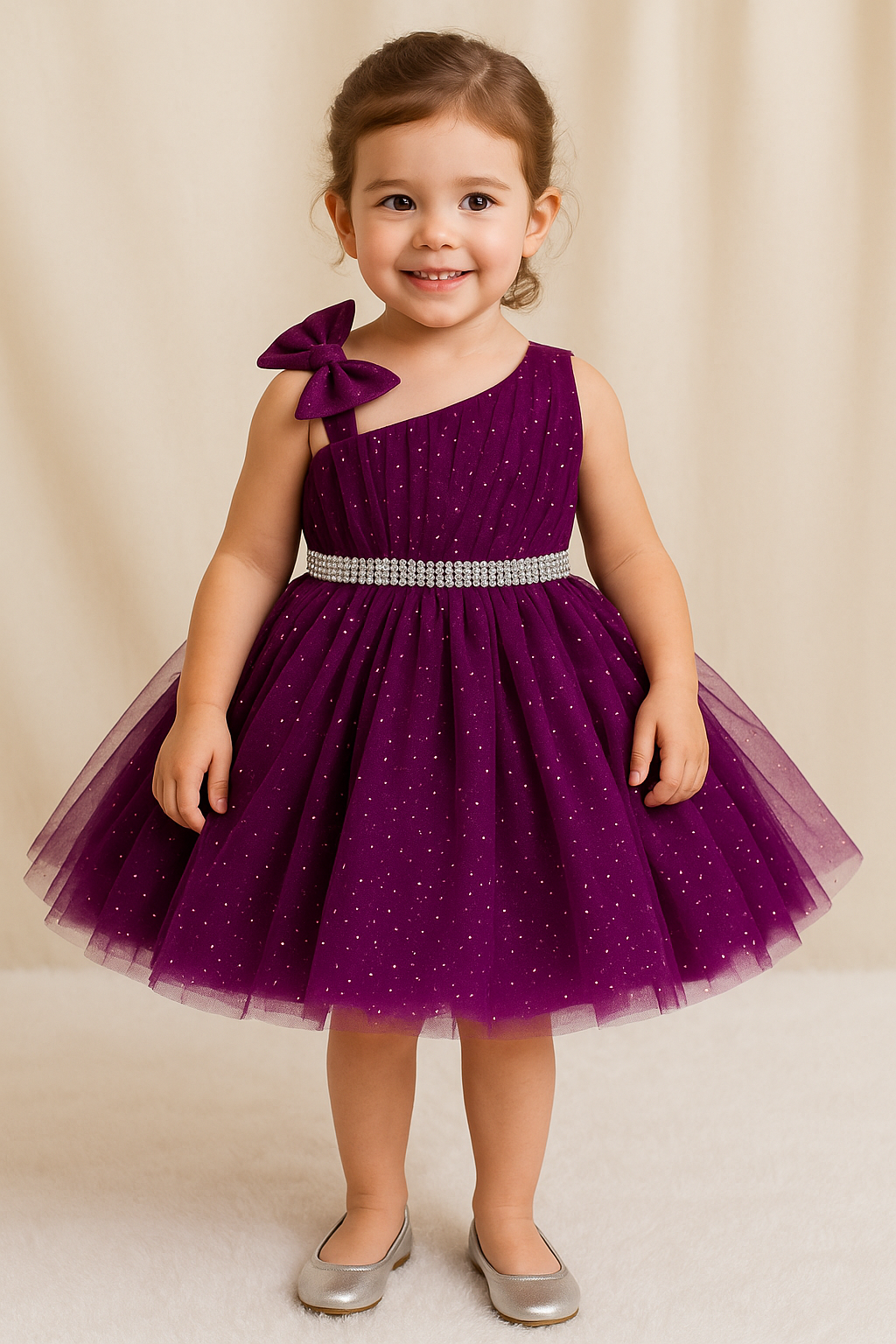 Cutedoll Net Sparkle Toddler Girls Dress