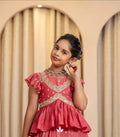 Premium Pink Hand-Painted Lehenga Set for Girls | Designer Festive & Wedding Wear