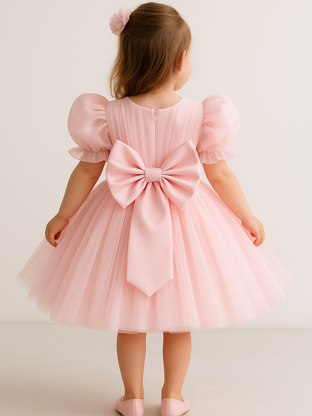 Girls Net Party Frock Dress